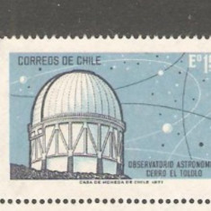 Chile 1971- OBSERVATOR ASTRONOMIC, timbru nestampilat, R4