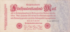 GERMANIA 500.000 marci 1923 VF+++!!! foto