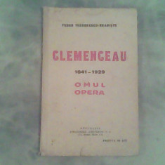 Clemenceau 1841-1929 Omul.Opera-Tudor Teodorescu Braniste