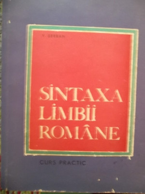 SINTAXA LIMBII ROMANE foto