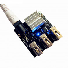 sursa step down dc-dc 9v/12vla 5V 8a 3 usb foto