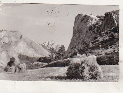 bnk cp Muntii Apuseni - Peisaj din Valea Aiudului - uzata foto