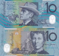 Australia 10 Dollars 2015 UNC foto