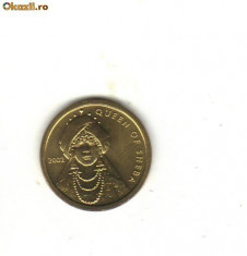 bnk mnd Somalia 100 shillings 2002 unc , Regina din Sheba foto