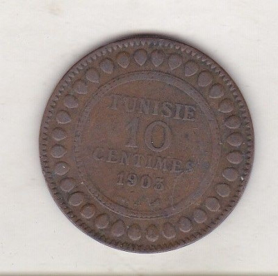 bnk mnd Tunisia 10 centimes 1903 foto