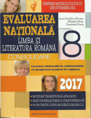 EVALUARE NATIONALA LIMBA SI LITERATURA ROMANA CONSOLIDARE CLASA A VIII-A 2017 foto