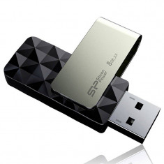 Memorie USB Silicon-Power Blaze B30 8GB USB 3.0 Black foto