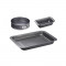 Set 3 tavi pentru copt din otel carbon Peterhof, 3 forme diferite