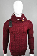 Pulover barbati,bordo, Cod: 7025 bordo (Culoare: Bordo, Marime Vestimentatie: M) foto