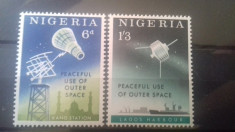 Nigeria 1963 Cosmos serie mnh foto