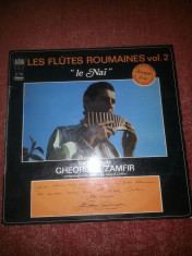 Gheorghe Zamfir-Le Flutes Roumaines vol 2-Aron France vinil vinyl foto