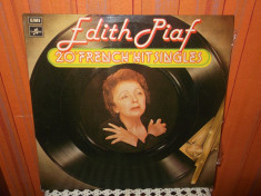 -Y- EDITH PIAF 20 FRENCH HIT SINGLES DISC VINIL LP foto