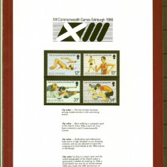 ISLE OF MAN 1986 – CICLISM, TIR, ATLETISM, INOT, serie MNH, SD138