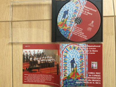 s-a nascut mantuitorul colinde de craciun christmas carols cd disc muzica cor NM foto