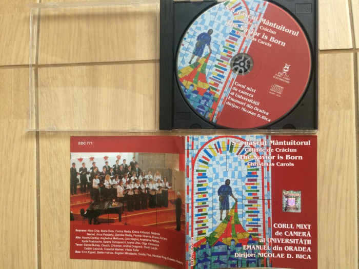 s-a nascut mantuitorul colinde de craciun christmas carols cd disc muzica cor NM