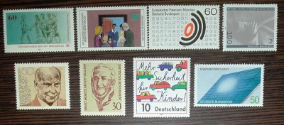 GERMANIA - ANIVERSARI, 8 serii MNH, F144 foto