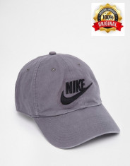 Sapca Nike NSW Washed Gri - Originala - Reglabila - Bumbac - Detalii in anunt foto