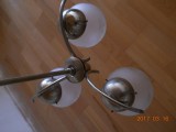 Cumpara ieftin Doua lampi tavan: 1)Art Deco,trei lumini 2)glob pe fir (conf.poze si descriere)
