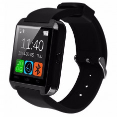 Smartwatch iUni U8+, BT, LCD 1.44 inch, Notificari, Negru foto