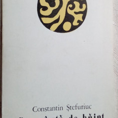CONSTANTIN STEFURIUC - PE O VARSTA DE BAIAT (VERSURI) [volum de debut, 1970]
