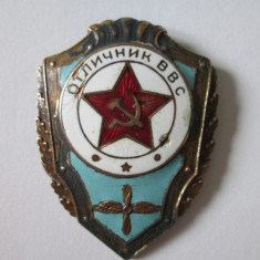 Insigna militar excelent aviatia URSS-Armata Rosie anii 60