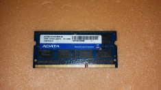 Memorie Laptop ADATA Sodimm DDR3 4 GB 1333 Mhz PC3-10600 MHz foto