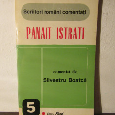 PANAIT ISTRATI COMENTAT DE SILVESTRU BOATCA