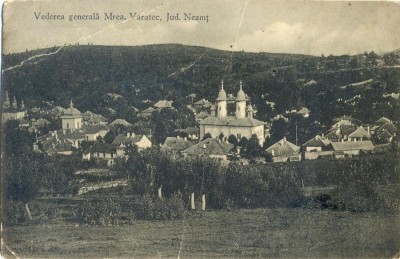 CP Z421- VEDERE GENERALA MREA, VARATEC, JUD. NEAMT-CIRCULATA 23 APRILIE 1928 foto