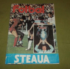 revista Fotbal Steaua 1986 foto