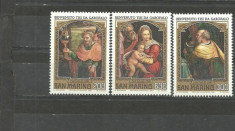 SAN MARINO 1981 - PICTURA CRACIUN, serie MNH, F130 foto