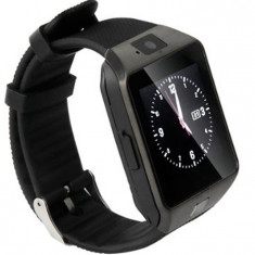 Ceas Smartwatch iUni DZ09 Plus, BT, Camera 1.3MP, 1.54 Inch, Negru foto