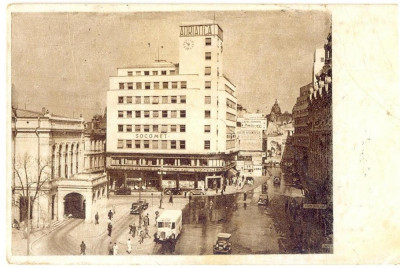 CP Z431 -BUCURESTI -PE CALEA VICTORIEI - CIRCULATA 13-16 OCTOMBRIE 1947-SOCOMET foto