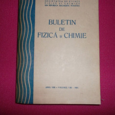 Buletin De Fizica Si Chimie Anul 1984