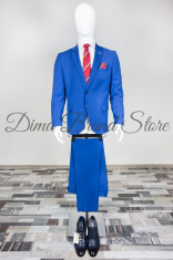 Costum elegant , barbati , Slim Fit, Cod: 117/28 (Culoare: Albastru, Marime Costum: 54) foto
