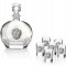 Set Vodka Eagle Round for Six by Valenti - Made in Italy