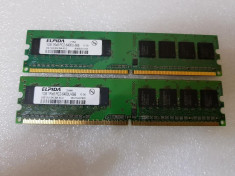 Memorie 1GB Elpida EBE10UE8ACWA-8G-E DDR2 800 - poze reale foto