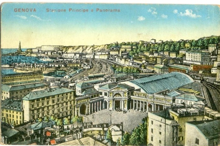 CP Z518 -GENOVA - STAZIONE PRINCIPE E PANORAMA (GARA PRINCIPALA)-SPRE BRAILA