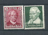 GERMANIA (REICH) 1935/36 - PERSONALITATI &ndash; timbre cu SARNIERA, B31, Nestampilat