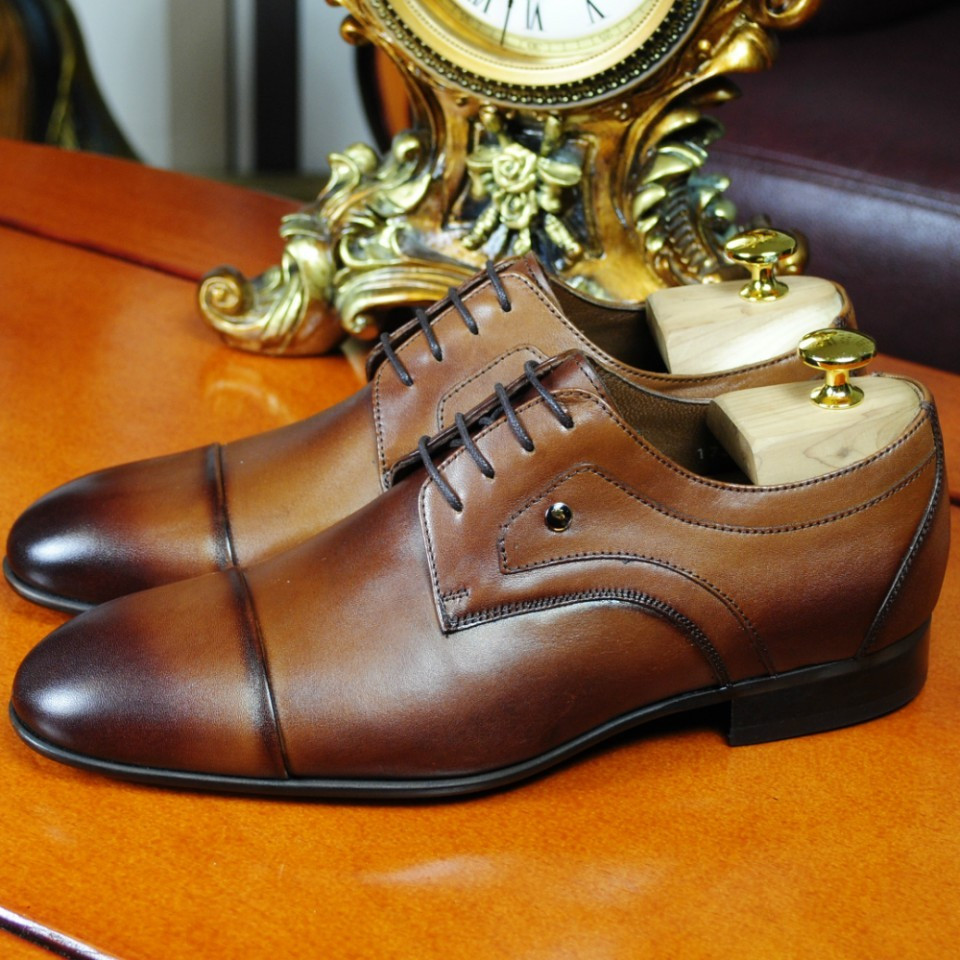 Pantofi barbati , maro , piele naturala , Ucu Dima, Cod: AK-1730 maro  (Culoare: Maro, Marime Incaltaminte: 43) | arhiva Okazii.ro