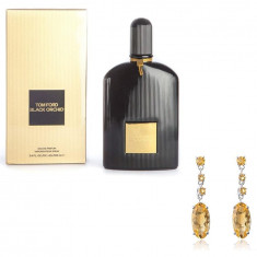 Cercei Citrine Oval by Borealy &amp;amp; Tom Ford Black Orchid foto