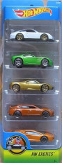 Set Hot Wheels Hw Exotics Cars (Set Of 5) foto