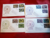 Set 4 Plicuri FDC - 1970 - Zodiile -San Marino