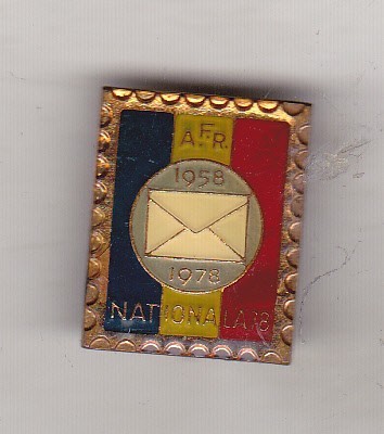 bnk ins Insigna AFR 1958-1978 - Nationala 78 foto