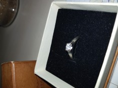 Inel cu diamant La Rosa foto
