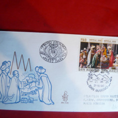 Plic FDC - CRACIUN 1998 -San Marino