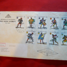 Plic FDC - Uniforme Militare si Soldati - de Epoca 1973 San Marino