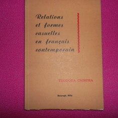 Relations Et Formes Casuelles En Francais Contemporain - Teodora Cristea