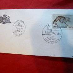 Plic FDC - Fauna - Congres International - Feline 1985 San Marino