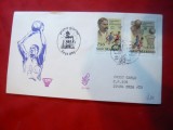 Plic FDC - Sport -Baschet - 100 Ani 1991 San Marino