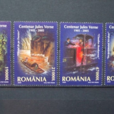 Romania 2005 - CENTENAR JULES VERNE, serie nestampilata, B19